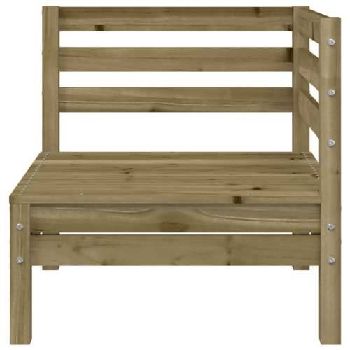 Vrtni dvosjed s tabureom od impregnirane borovine - Prirodno impregnirano 1 2x corner + footrest Cijena