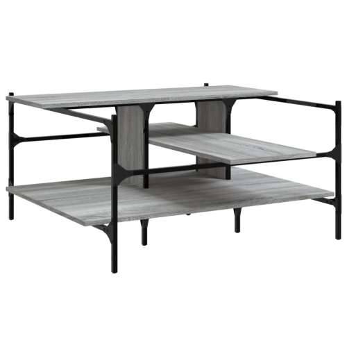 Stolić za kavu siva boja hrasta 100x100x48,5 cm - Sivi hrast sonoma 1 Cijena