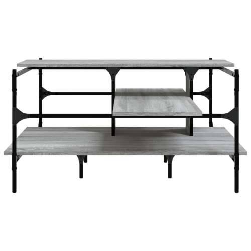 Stolić za kavu siva boja hrasta 100x100x48,5 cm - Sivi hrast sonoma 1 Cijena