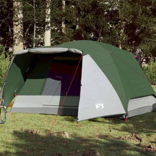 Šator za kampiranje za 4 osobe zeleni vodootporni