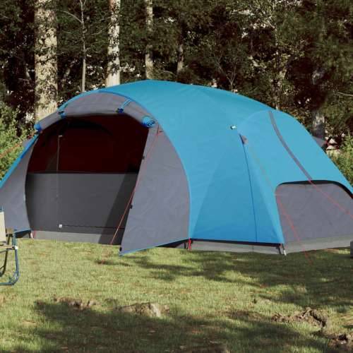 Šator za kampiranje za 8 osoba plavi vodootporni