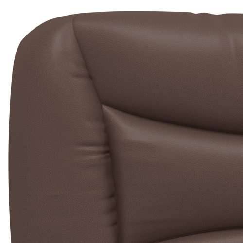 Jastuk za uzglavlje smeđi 100 cm od umjetne kože - Smeđa 100 cm 1 Cijena