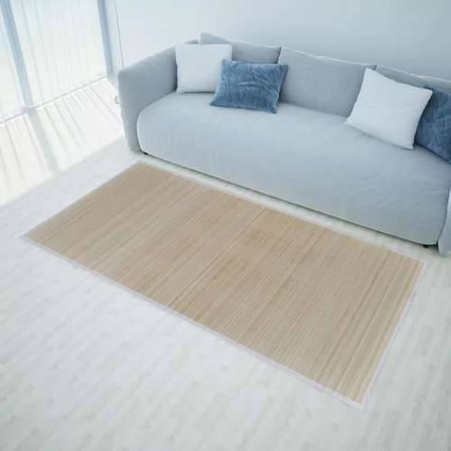 Tepih od bambusa 100 x 160 cm prirodne boje Cijena