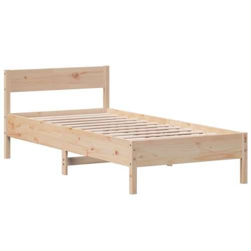 Okvir kreveta bez madraca 90 x 200 cm od masivne borovine - Prirodna 90 x 200 cm Cijena