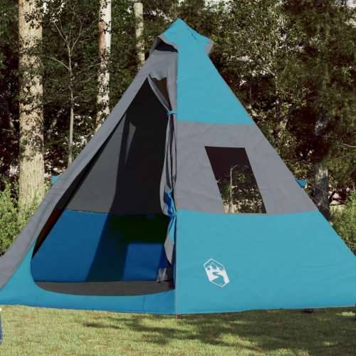 Šator tipi za kampiranje za 7 osoba plavi vodootporni Cijena