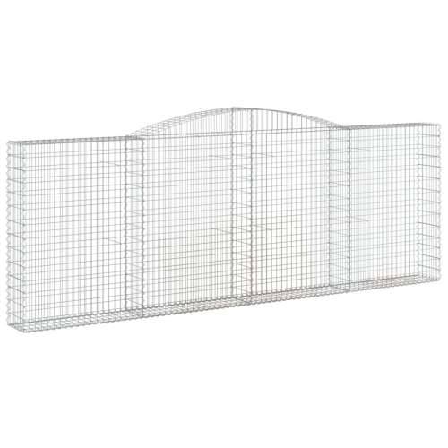 Lučne gabionske košare 7 kom 400x30x140/160cm pocinčano željezo - 400 x 30 x 140/160 cm 7 Cijena