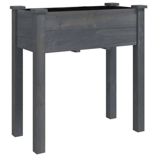 Sadilica s kotačima i oblogom siva 71 x 37 x 80 cm od jelovine - Siva 71 x 37 x 80 cm 1 Cijena