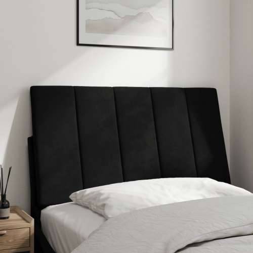 Jastuk za uzglavlje crni 90 cm baršunasti - Crna 90 cm 1 Cijena