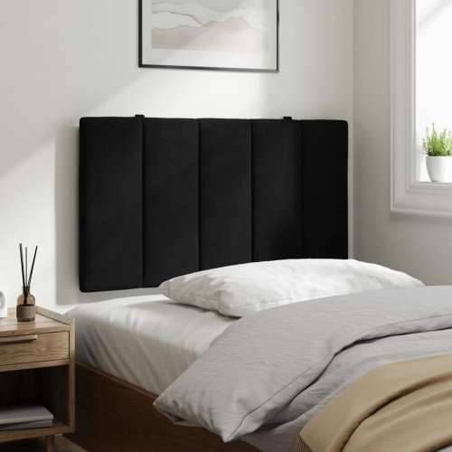 Jastuk za uzglavlje crni 90 cm baršunasti - Crna 90 cm 1 Cijena