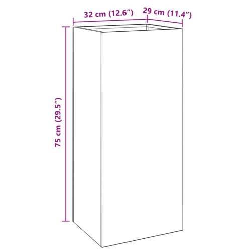 Sadilica crna 32x29x75 cm od čelika - Čelik/crna 32 x 29 x 75 cm 1 Cijena