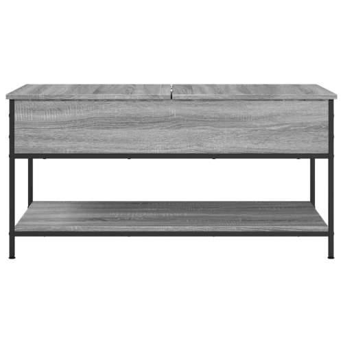 Stolić za kavu siva boja hrasta 100x50x50 cm od drva i metala Sivi hrast sonoma 1 100 cm Cijena