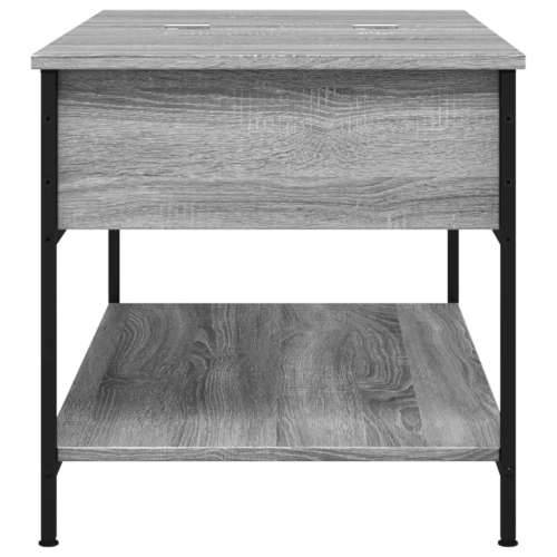 Stolić za kavu siva boja hrasta 100x50x50 cm od drva i metala Sivi hrast sonoma 1 100 cm Cijena