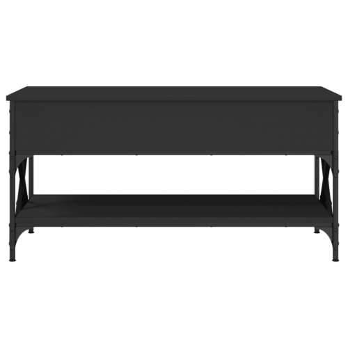 Stolić za kavu crni 100 x 50 x 50 cm konstruirano drvo i metal Crna 1 100 cm Cijena