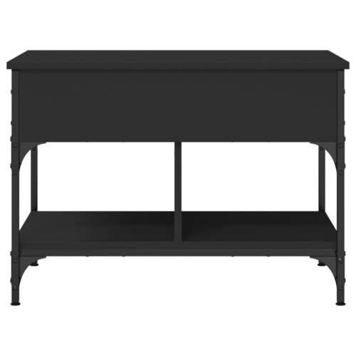 Stolić za kavu crni 70 x 50 x 50 cm konstruirano drvo i metal - Crna 1 70 cm Cijena