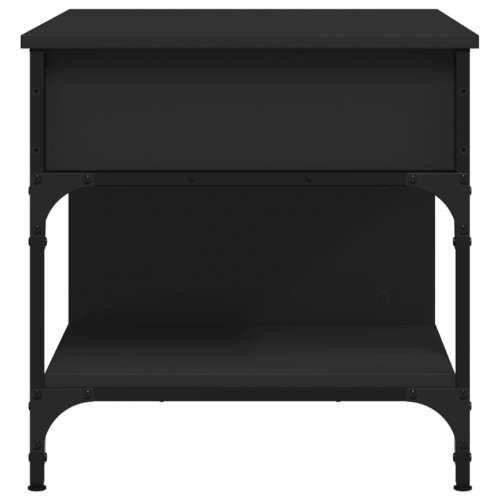 Stolić za kavu crni 70 x 50 x 50 cm konstruirano drvo i metal - Crna 1 70 cm Cijena