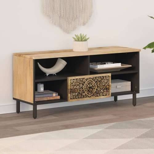 TV ormarić 100 x 33 x 46 cm od masivnog drva manga Cijena