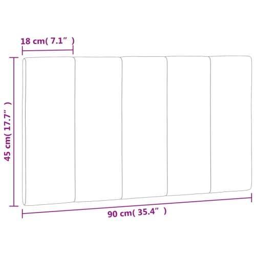 Jastuk za uzglavlje ružičasti 90 cm baršunasti - Ružičasta 90 cm 1 Cijena