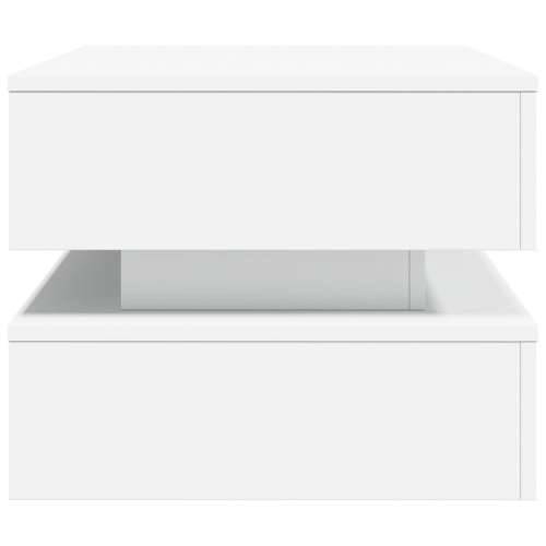 Stolić za kavu s LED svjetlima bijeli 90 x 50 x 40 cm - Bijela 1 90 cm Cijena