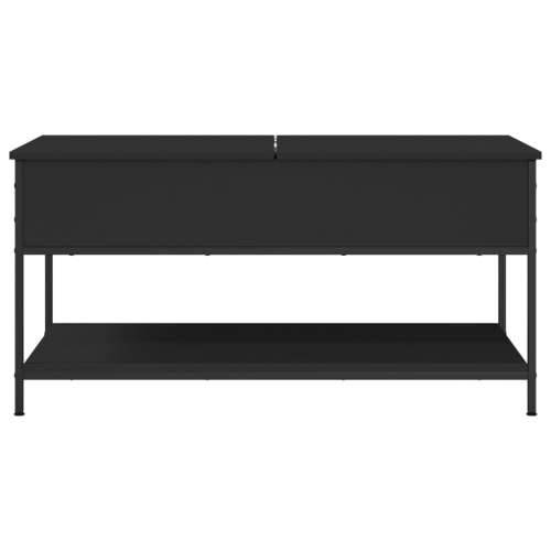 Stolić za kavu crni 100 x 50 x 50 cm konstruirano drvo i metal - Crna 1 100 cm Cijena