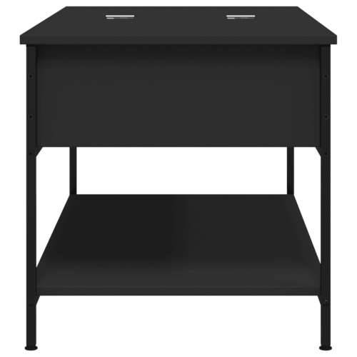Stolić za kavu crni 100 x 50 x 50 cm konstruirano drvo i metal - Crna 1 100 cm Cijena