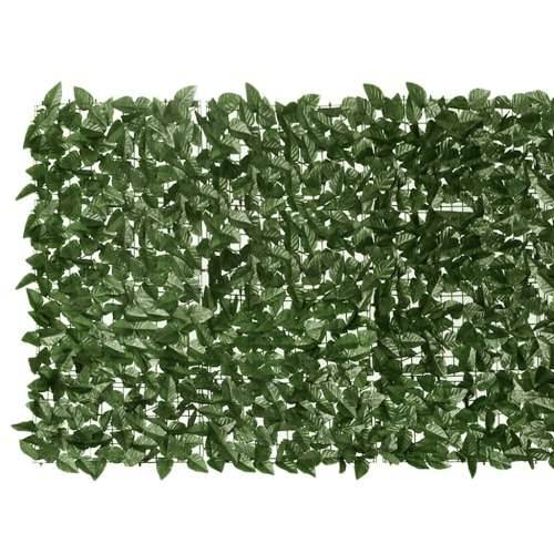 Balkonski zaslon s tamnozelenim lišćem 200 x 100 cm - Tamnozelena 200 x 100 cm 1 Cijena