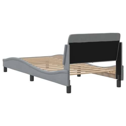 Okvir za krevet bez madraca svjetlosivi 80x200 cm od tkanine Svjetlosiva 80 x 200 cm Cijena