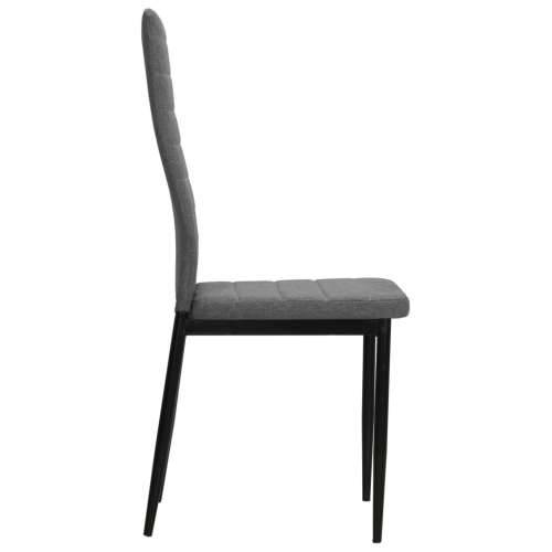 Blagovaonske stolice od tkanine 2 kom svjetlosive Cijena