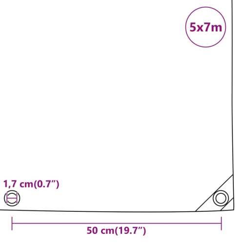 Cerada siva 5 x 7 m 650 g/m² - Siva 5 x 7 m 1 with eyelets Cijena