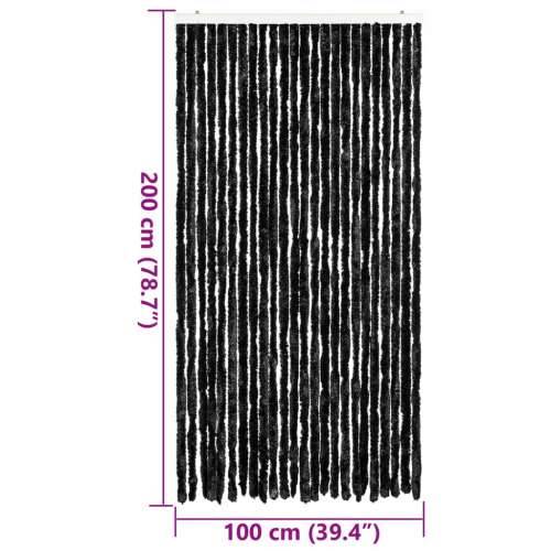 Zastor protiv muha antracit 100 x 200 cm od šenila - Antracit 100 x 200 cm Cijena