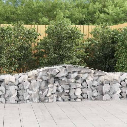 Lučne gabionske košare 25 kom 400x50x60/80 cm pocinčano željezo - 400 x 50 x 60/80 cm 25 Cijena