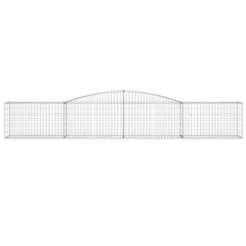 Lučne gabionske košare 25 kom 400x50x60/80 cm pocinčano željezo - 400 x 50 x 60/80 cm 25 Cijena