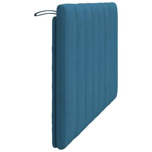 Jastuk za uzglavlje plavi 140 cm baršunasti - Plava 140 cm 1 Cijena