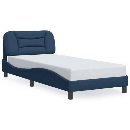 Okvir za krevet bez madraca plava 90x200cm od tkanine - Plava 90 x 200 cm Cijena