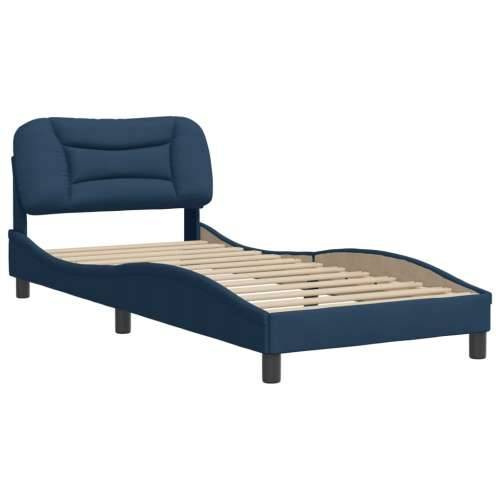 Okvir za krevet bez madraca plava 90x200cm od tkanine - Plava 90 x 200 cm Cijena