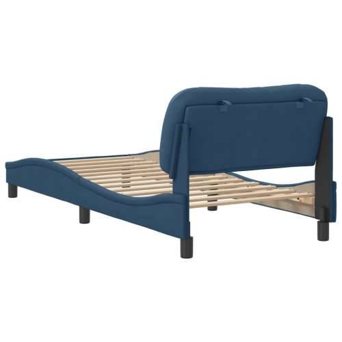 Okvir za krevet bez madraca plava 90x200cm od tkanine - Plava 90 x 200 cm Cijena