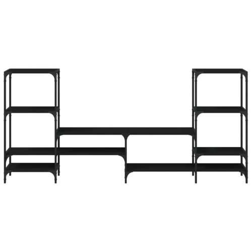 TV ormarić crni 206,5 x 28,5 x 95 cm od konstruiranog drva - Crna 1 Cijena