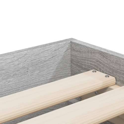 Okvir za krevet s ladicama boja hrasta 90x200 cm - Sivi hrast sonoma 90 x 200 cm Cijena