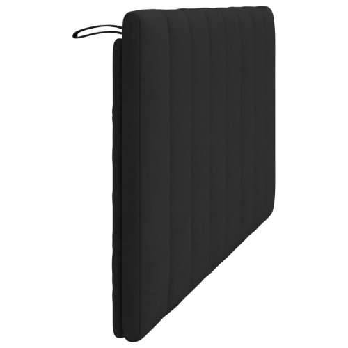Jastuk za uzglavlje crni 160 cm baršunasti - Crna 160 cm 1 Cijena