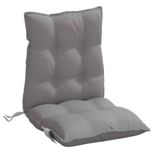 Jastuci za stolice s niskim naslonom 2 kom sivi od tkanine - Siva 2 with 2 elastic straps Cijena