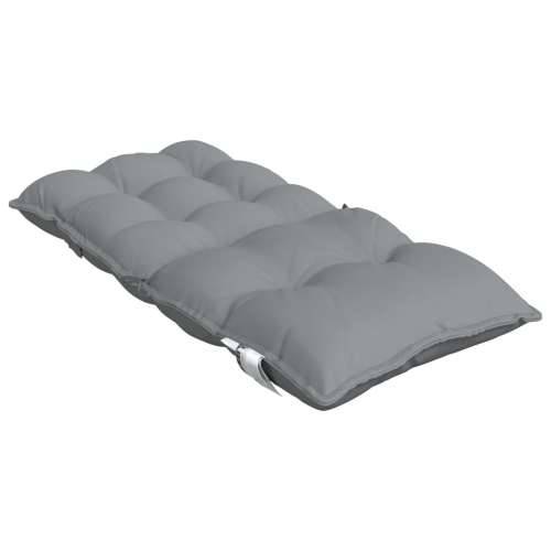 Jastuci za stolice s niskim naslonom 2 kom sivi od tkanine - Siva 2 with 2 elastic straps Cijena