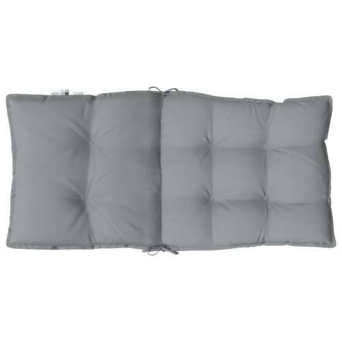 Jastuci za stolice s niskim naslonom 2 kom sivi od tkanine - Siva 2 with 2 elastic straps Cijena