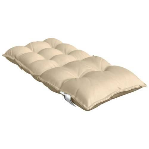 Jastuci za stolice s niskim naslonom 4 kom bež tkanina Oxford - Bež 4 with 2 elastic straps Cijena