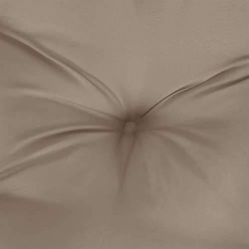 Jastuci za stolice s niskim naslonom 2 kom smeđesivi od tkanine - Sivo-smeđa 2 with 2 elastic straps Cijena