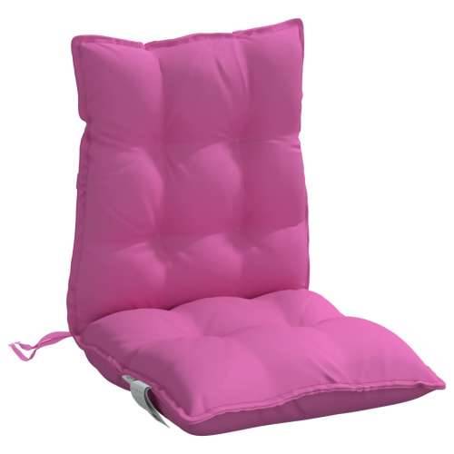 Jastuci za stolice s niskim naslonom 6 kom ružičasti od tkanine - Ružičasta 6 with 2 elastic straps Cijena