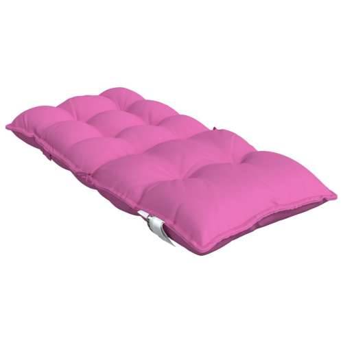 Jastuci za stolice s niskim naslonom 6 kom ružičasti od tkanine - Ružičasta 6 with 2 elastic straps Cijena