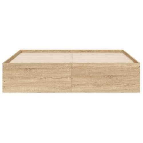 Okvir za krevet s ladicama boja hrasta 140x200 cm drveni sonoma hrast 140 x 200 cm Cijena
