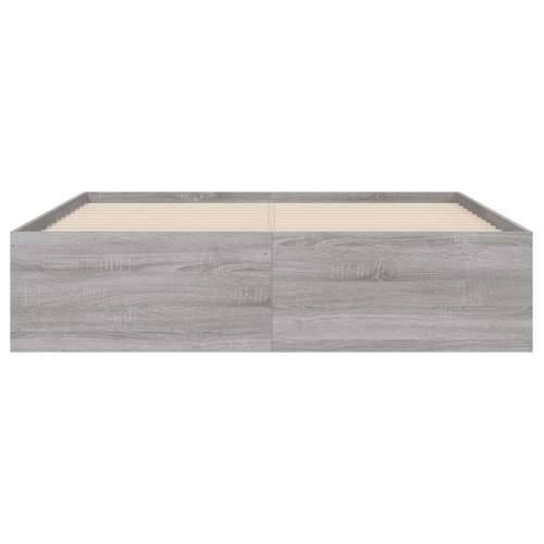 Okvir za krevet s ladicama boja sivog hrasta 135x190 cm - Sivi hrast sonoma 135 x 190 cm Cijena