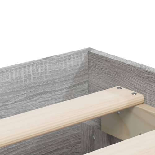 Okvir za krevet s ladicama boja sivog hrasta 135x190 cm - Sivi hrast sonoma 135 x 190 cm Cijena