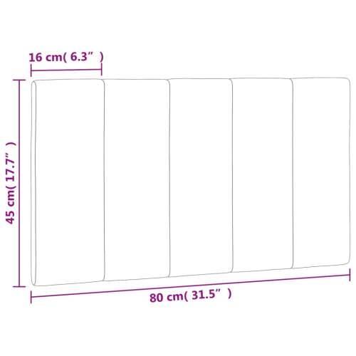 Jastuk za uzglavlje tamnozeleni 80 cm baršunasti - Tamnozelena 80 cm 1 Cijena