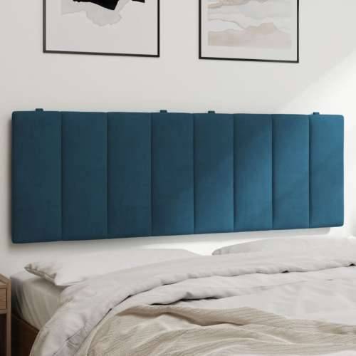 Jastuk za uzglavlje plavi 120 cm baršunasti - Plava 120 cm 1 Cijena
